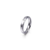 Women Silver Color Couple Ring Rings For Female Stainless Steel Ring With Girl Party Jewellry Gift Wholesale