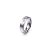 Women Silver Color Couple Ring Rings For Female Stainless Steel Ring With Girl Party Jewellry Gift Wholesale